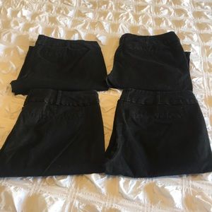 4 Pair of Black Dress Pants